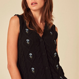 Nobody's Child Cable & Embroidered Waistcoat