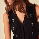 Nobody's Child Cable & Embroidered Waistcoat