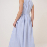 Nobody's Child Cora Midi Dress Blue Stripe Commitment