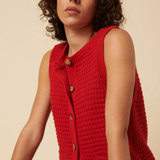 Nobody's Child Crew Neck Chunky Waistcoat