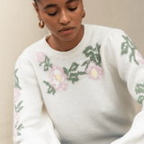 Nobody's Child Floral Instarsia Jumper