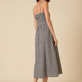 Nobody's Child Petite Imogen Midi Dress Mono Gingham