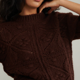 Nobody's Child Patchwork Stitch Crew Neck Jumper