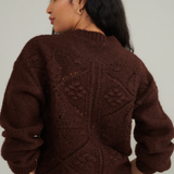 Nobody's Child Patchwork Stitch Crew Neck Jumper