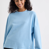 Nobody's Child Blue Raglan Boxy Sweatshirt