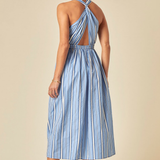 Nobody's Child Senna Midi Dress Stripe