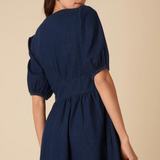 Nobody's Child Dark Blue SS Starlight Mini Dress