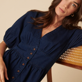 Nobody's Child Dark Blue SS Starlight Mini Dress