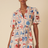 Nobody's Child Starlight Mini Dress Ariel Print