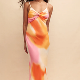 Nobody's Child Ida Midaxi Dress Watercolour