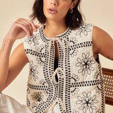 Nobody's Child Layla Embroidered Gilet
