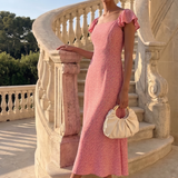 Nobody's Child Petite Elsie Midi Dress Joanie Rosebud Pink