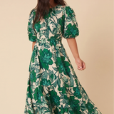Nobody's Child Zelda Midi Dress Green