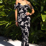 Seven Wonders Nuovo Black & White Maxi Dress