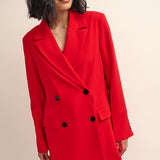 Nobody's Child Fearne Cotton Red Double Breasted Blazer