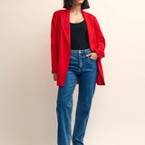 Nobody's Child Fearne Cotton Red Double Breasted Blazer