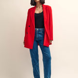 Nobody's Child Fearne Cotton Red Double Breasted Blazer