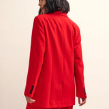 Nobody's Child Fearne Cotton Red Double Breasted Blazer
