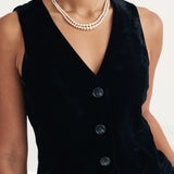 Nobody's Child Black Velvet Waistcoat