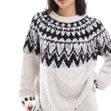 Object Fluffy Fairisle Jumper