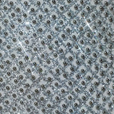 Oh Polly Callie Embellished Bubble Hem Mini Dress in Silver