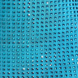 Oh Polly Embellished Halterneck Mini Dress in Aqua Blue