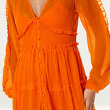 Never Fully Dressed Orange Clemmie Dress