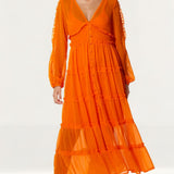 Never Fully Dressed Orange Clemmie Dress