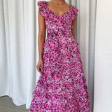 Talulah Petula Pink Floral Midi Dress