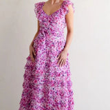 Talulah Petula Pink Floral Midi Dress