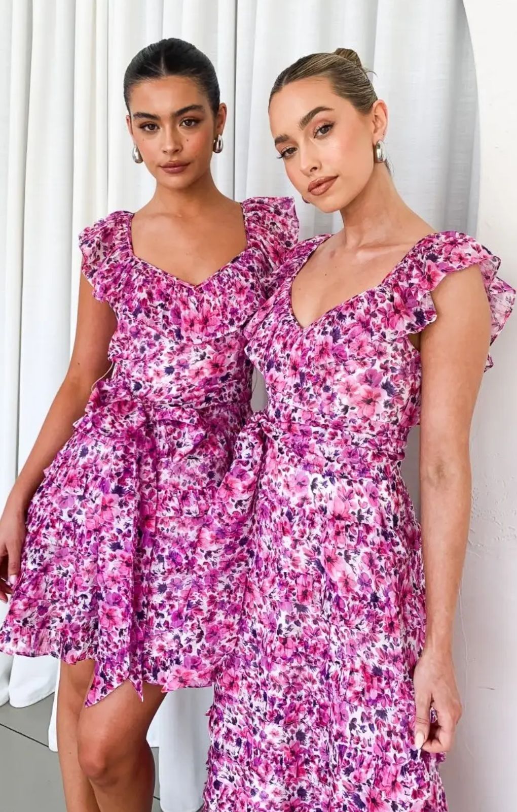 Talulah Petula Pink Floral Midi Dress