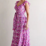 Talulah Petula Pink Floral Midi Dress