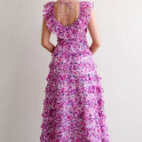 Talulah Petula Pink Floral Midi Dress