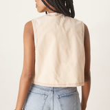 Nobody's Child Pale Pink Embroidered Floral Waistcoat