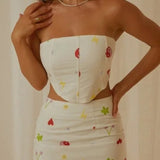 Peppermayo Corset Top In 90s Print