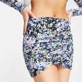 Afrm Slinky Mini Skirt In Floral Print – skirts by AFRM, available to rent from Hirestreet