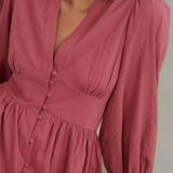 Nobody's Child Pink Long Sleeve Starlight Mini Dress