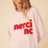 Nobody's Child Pink Merci Graphic Sweatshirt