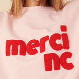 Nobody's Child Pink Merci Graphic Sweatshirt