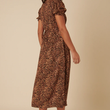 Nobody's Child Prarie Midi Dress Leopard