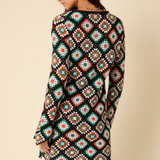 Nobody's Child Poppy Delevingne Crochet Violet Mini Dress