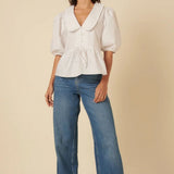 Nobody's Child Poppy Collared Blouse