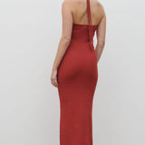 Pretty Lavish Khloe Knit Dusky Rose Maxi Dress
