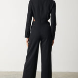 Pretty Lavish Marni Cut Out Black Jumpsuit – jumpsuits & playsuits by Pretty Lavish, available to rent from Hirestreet