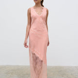 Pretty Lavish Robin Slip Apricot Ice Maxi Dress