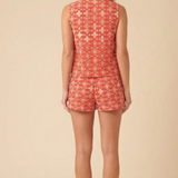 Nobody's Child Red Broderie Anglaise Waistcoat