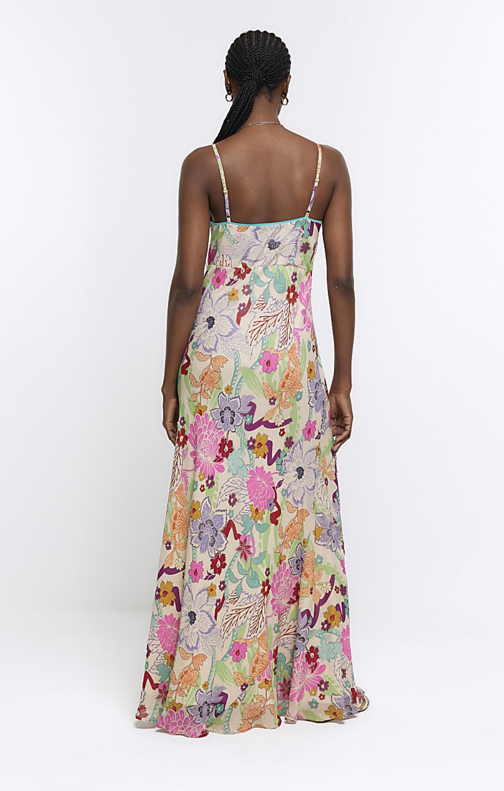 River Island Light Pink Morrocan Slip Dress