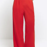 River Island Red Contrast Side Stripe Trouser