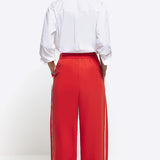 River Island Red Contrast Side Stripe Trouser