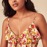 Nobody's Child Yellow Floral Roe Midi Dress